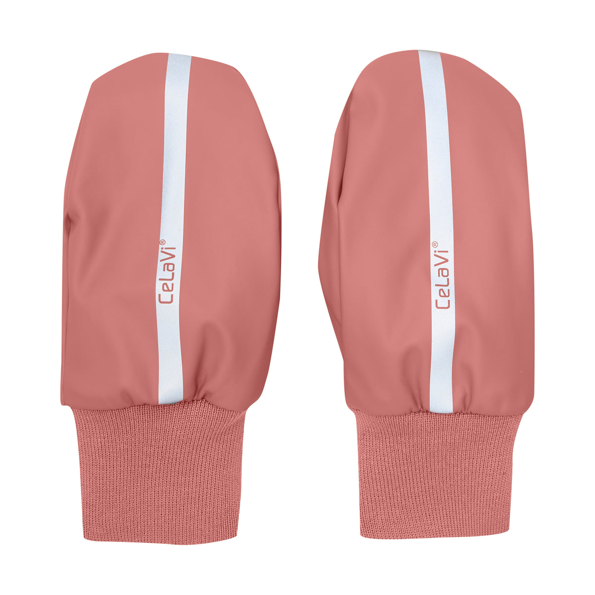 Regenhandschuhe mit Fleece - Brick Dust