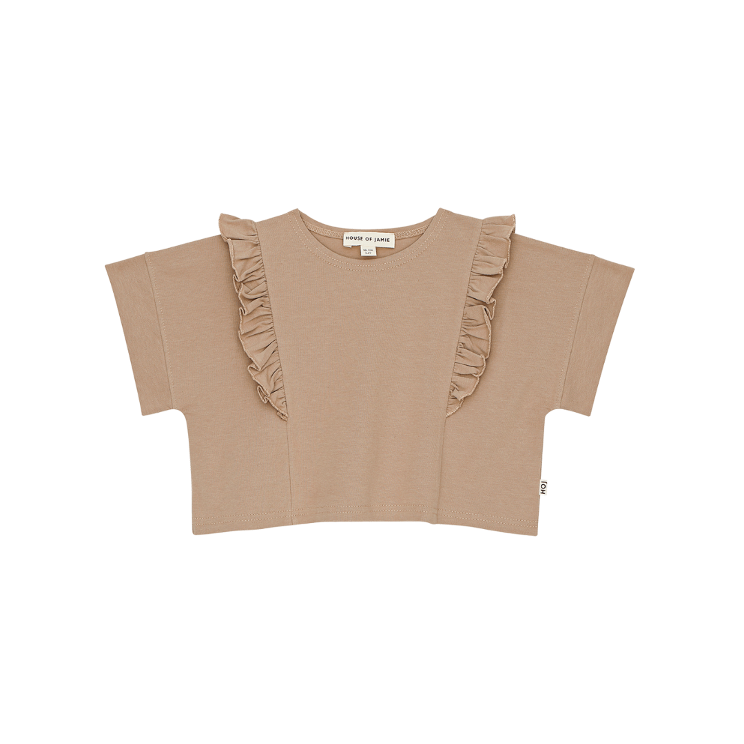 Relaxed Ruffled Tee