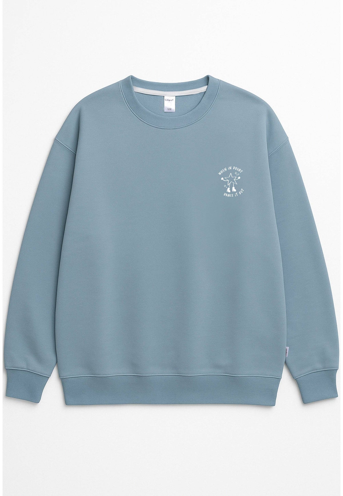 Erwachsenen Sweatshirt No Sleep Club hellblau