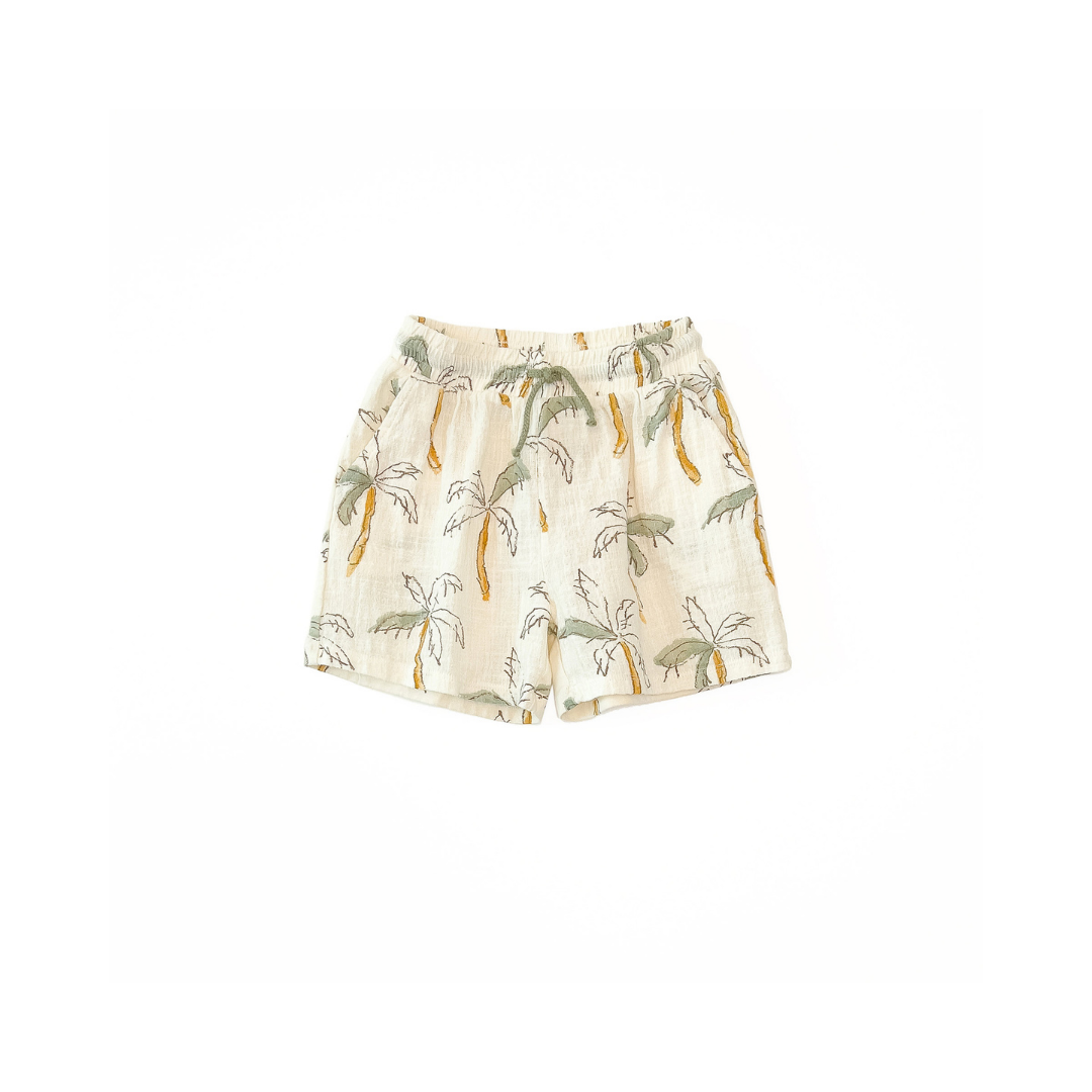 Shorts mit Palmen