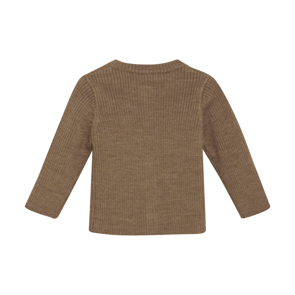 Merino Strickjacke - Beige