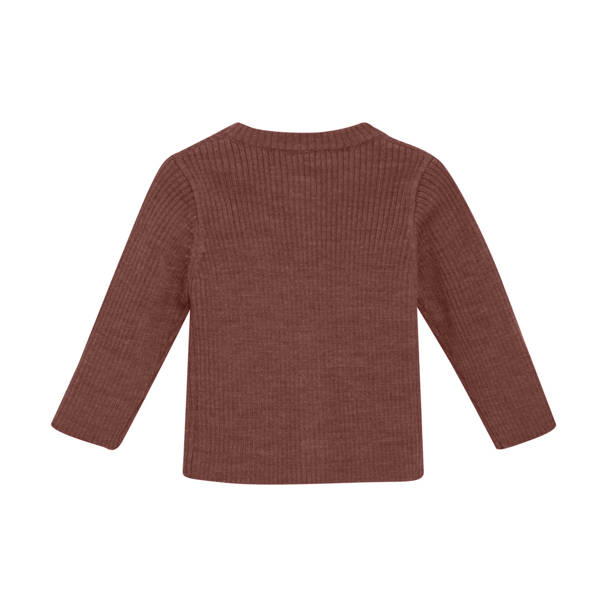Merino Strickjacke - Marron