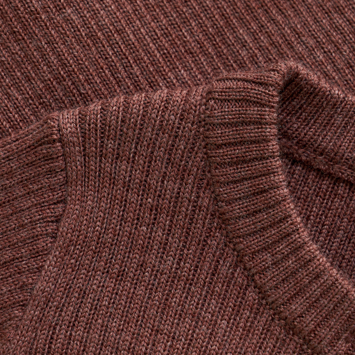 Merino Strickjacke - Marron