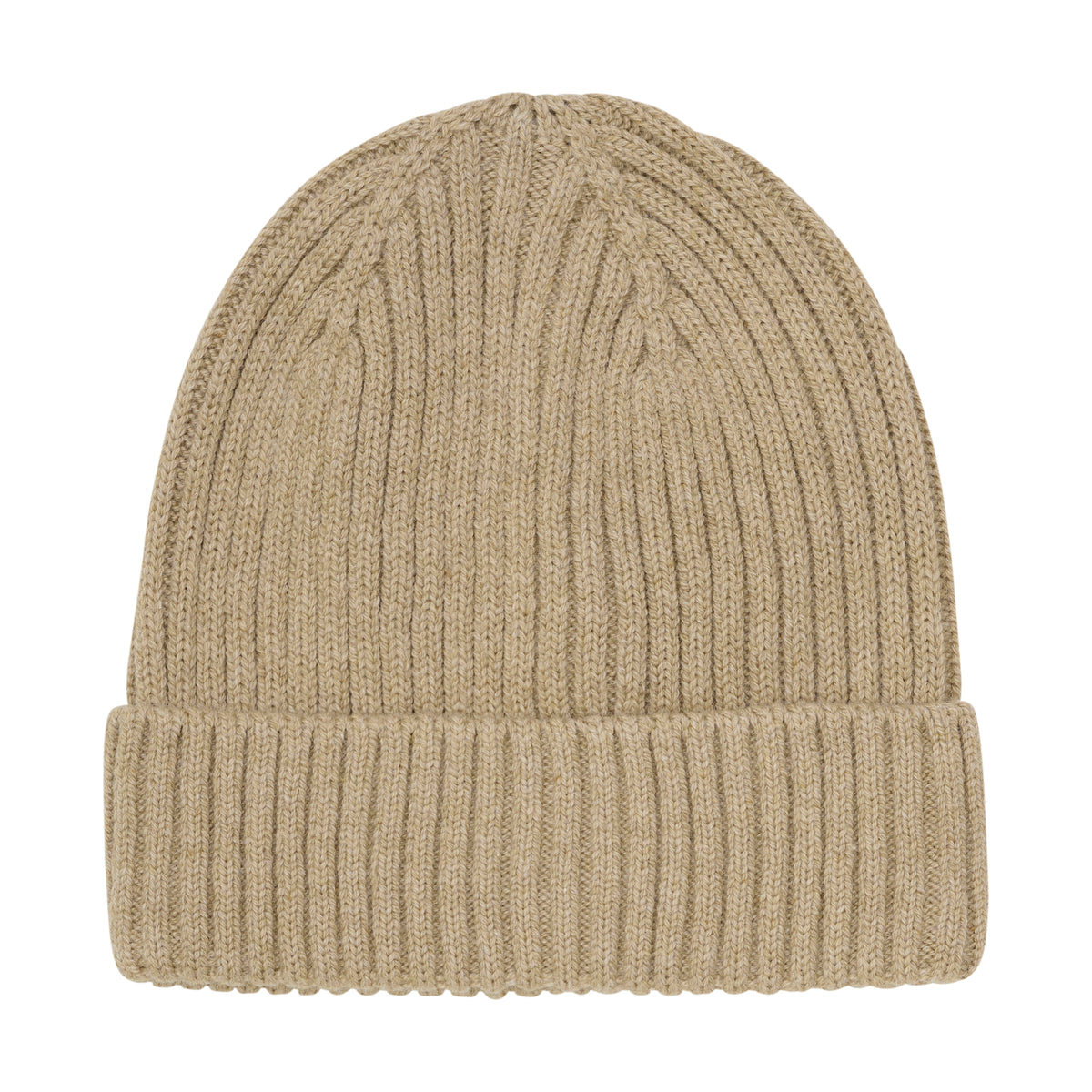 Beanie aus Merinowolle - Beige