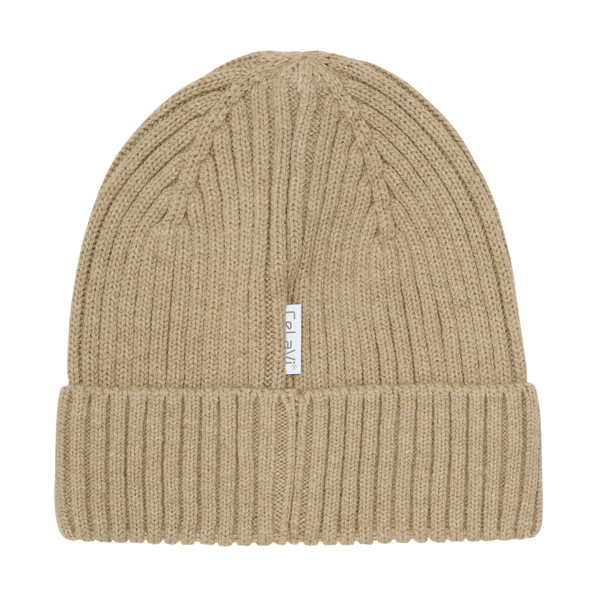 Beanie aus Merinowolle - Beige