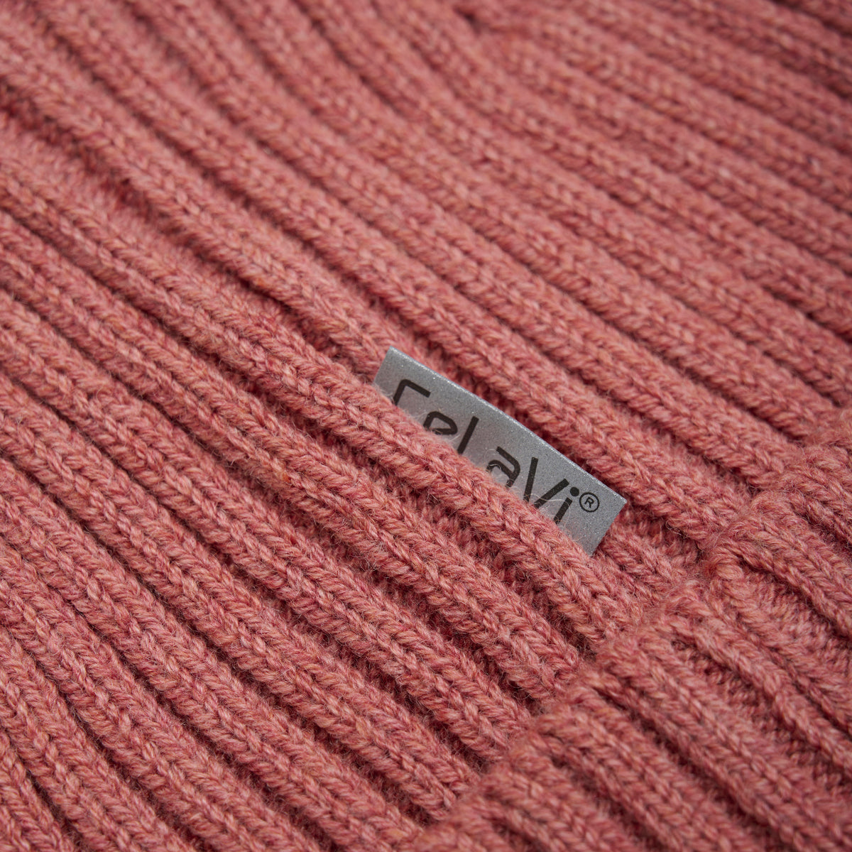 Beanie aus Merinowolle - Rosa