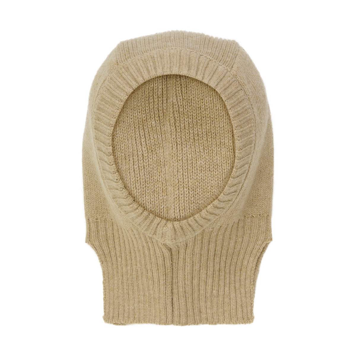 Balaclava aus Merinowolle - Beige