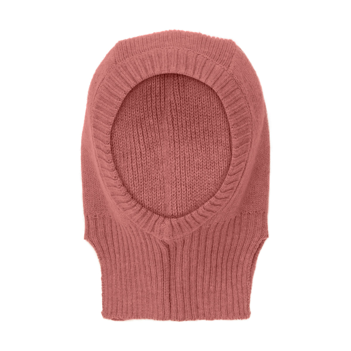 Balaclava aus Merinowolle - Rosa