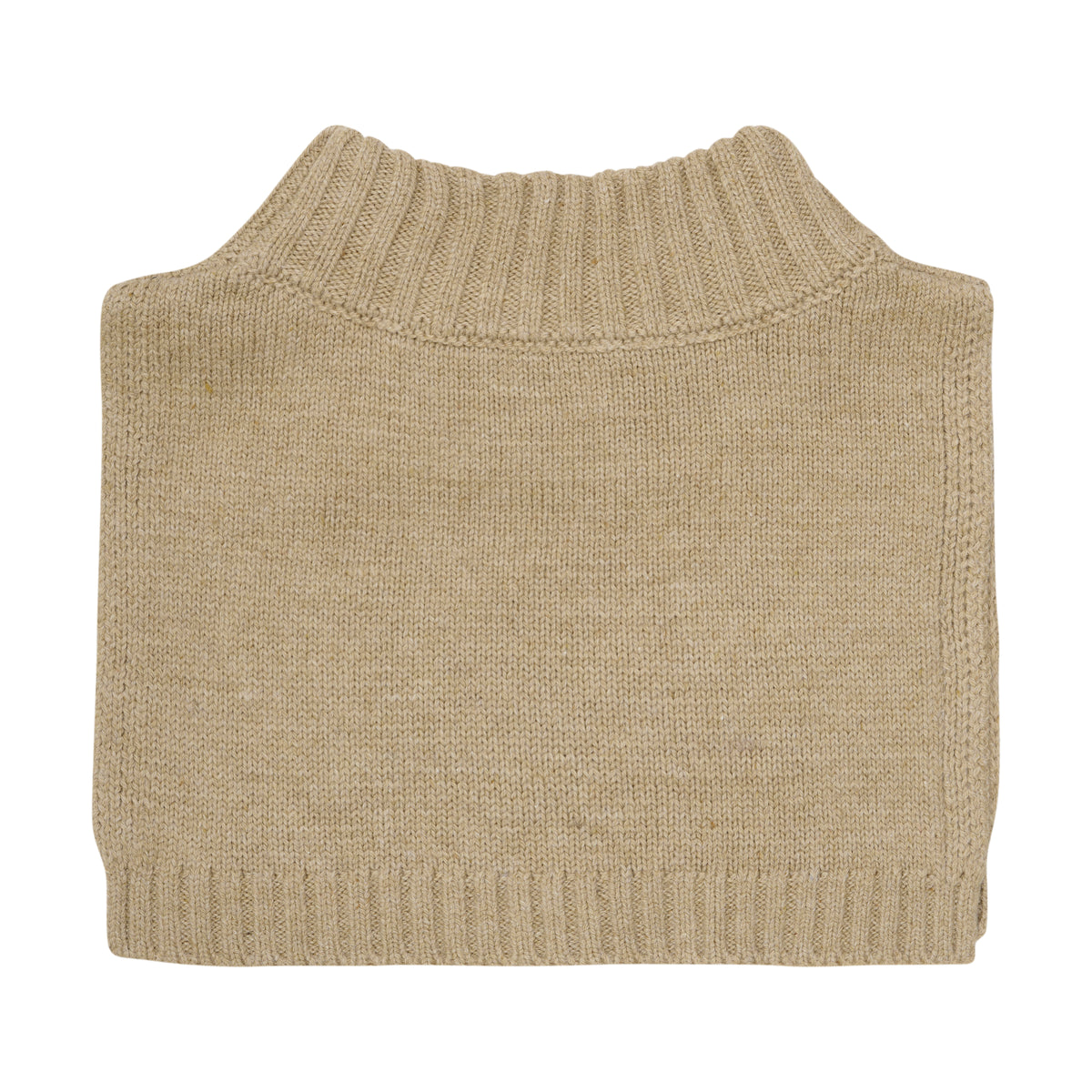 Halswärmer aus Merinowolle - Beige