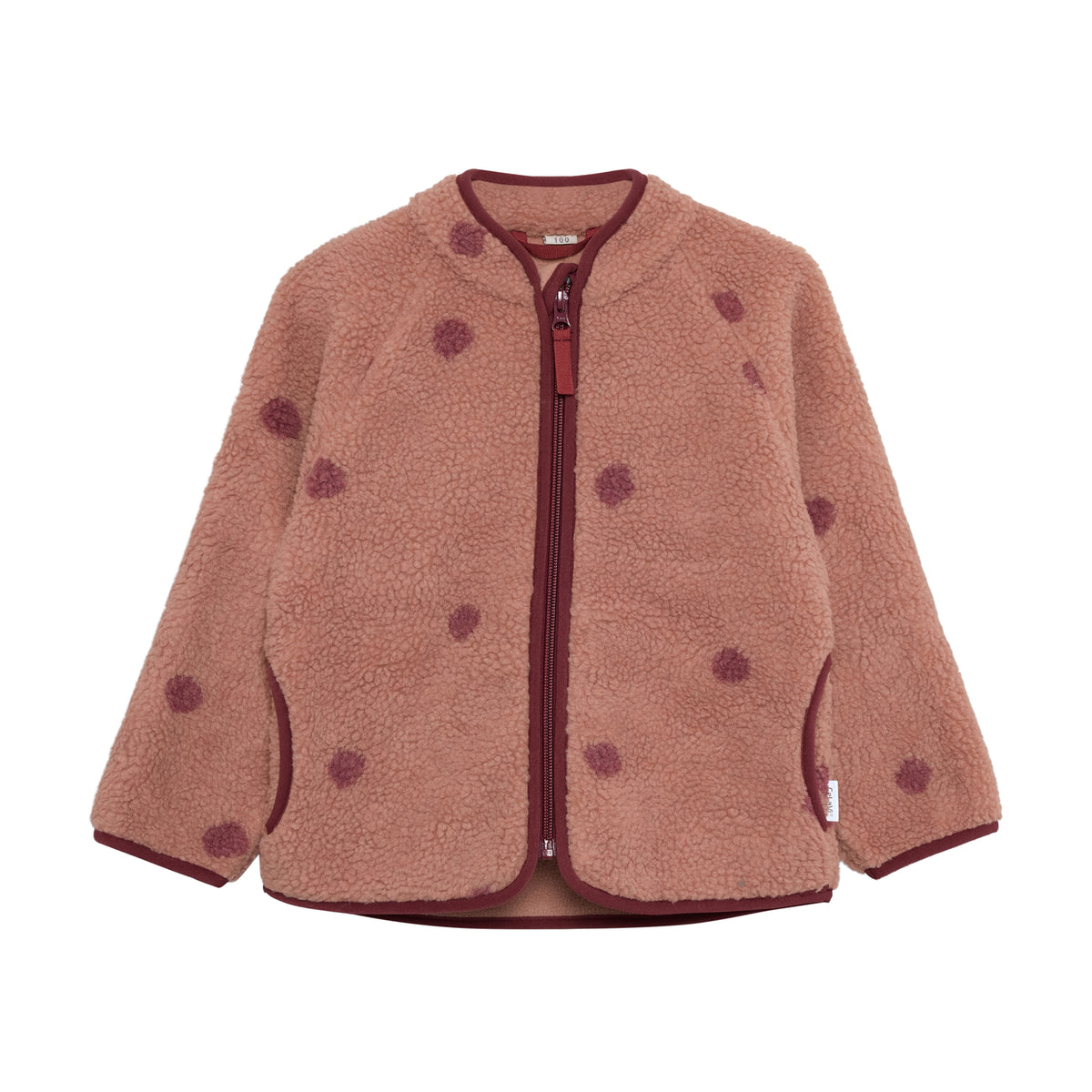 Teddy Fleece Jacke - Burlwood