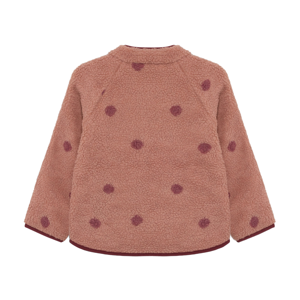Teddy Fleece Jacke - Burlwood