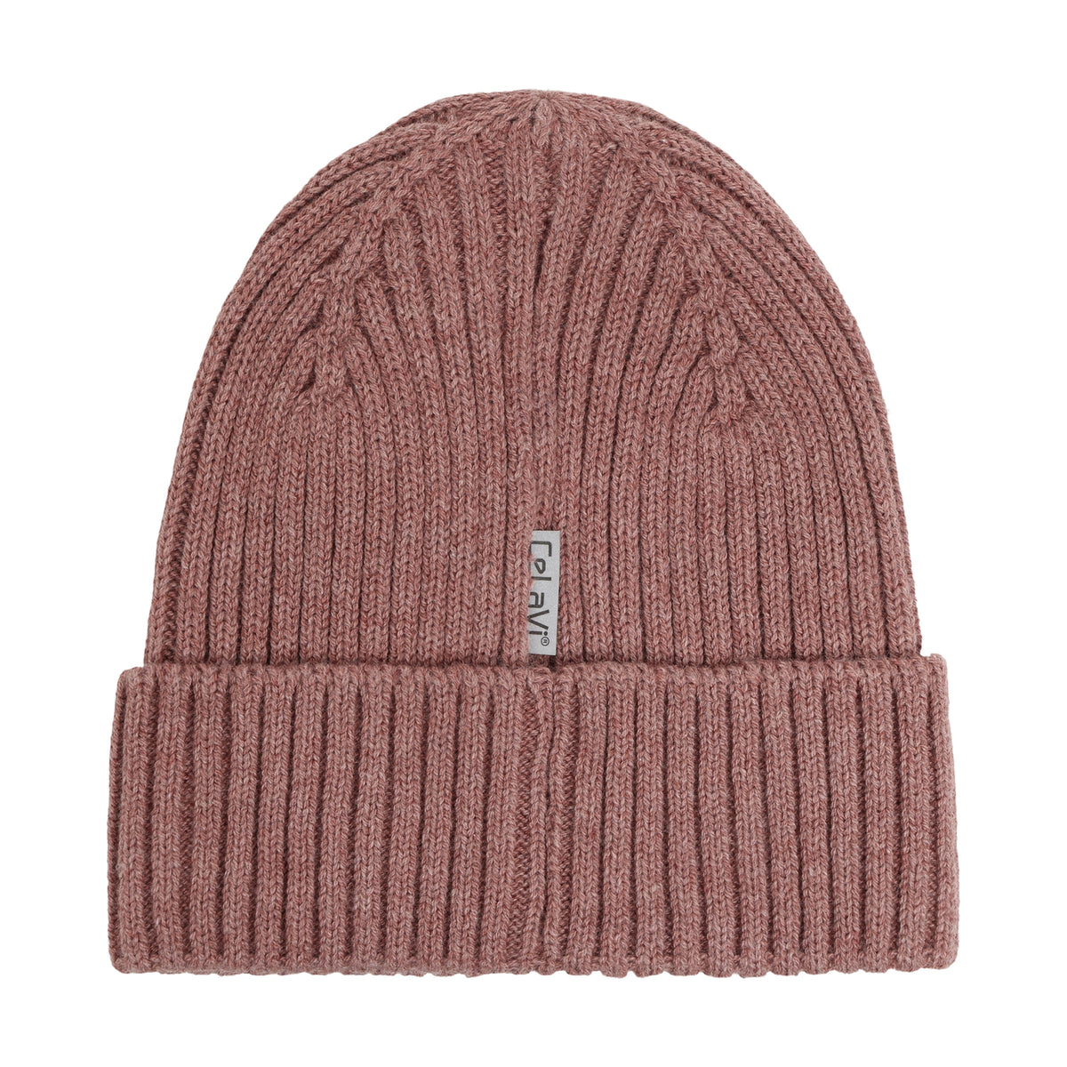 Beanie aus Merinowolle - Burlwood Melange