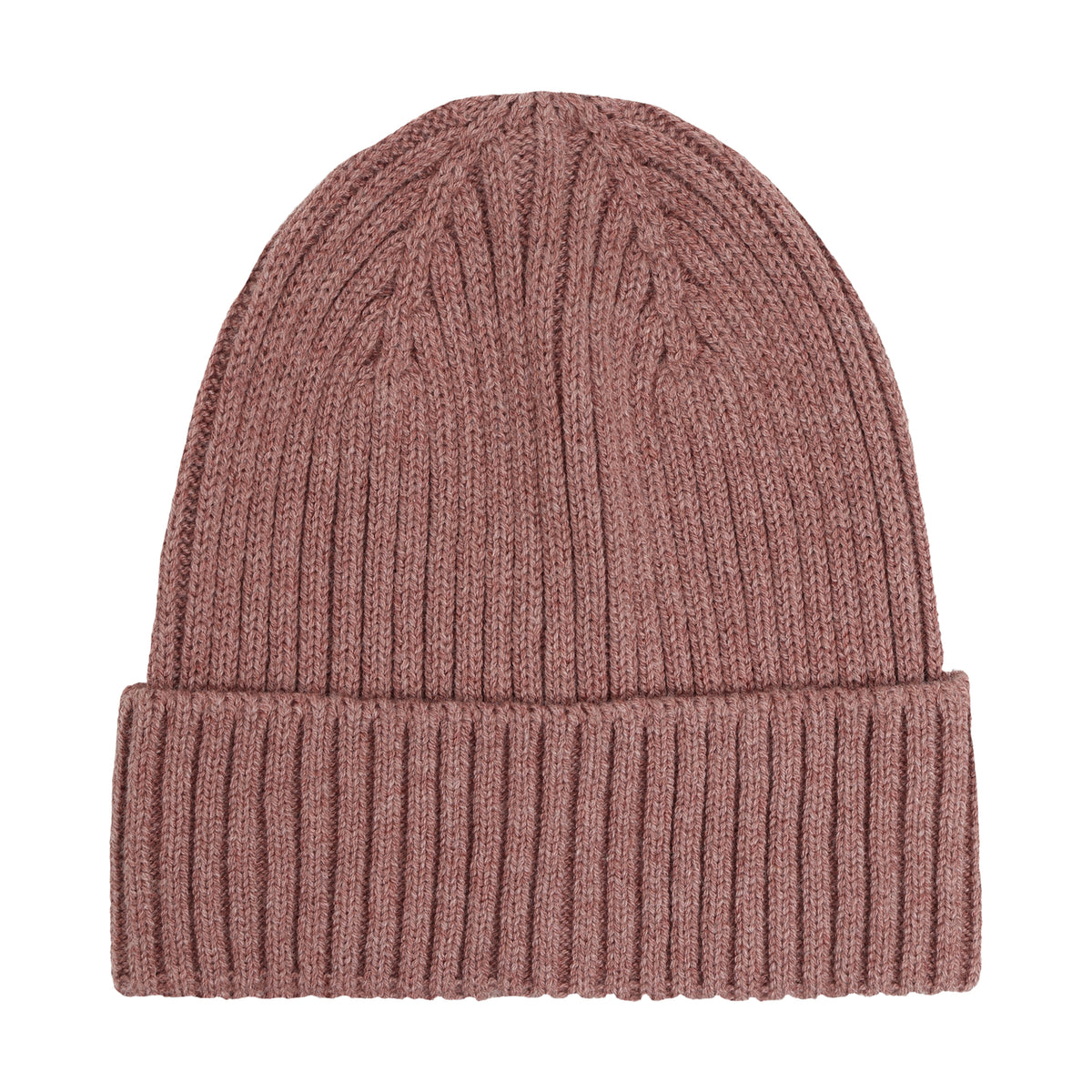 Beanie aus Merinowolle - Burlwood Melange