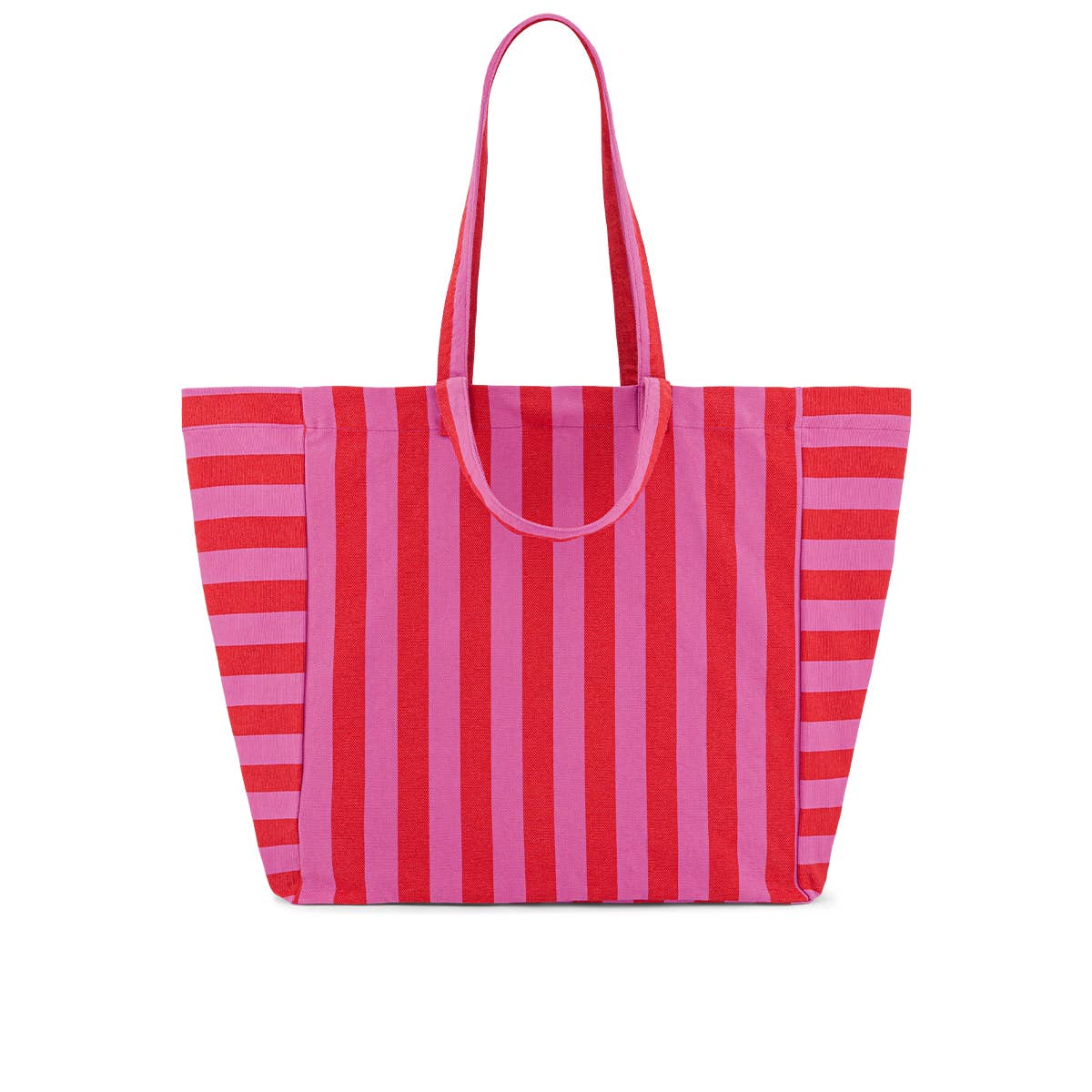Tasche gestreift - pink