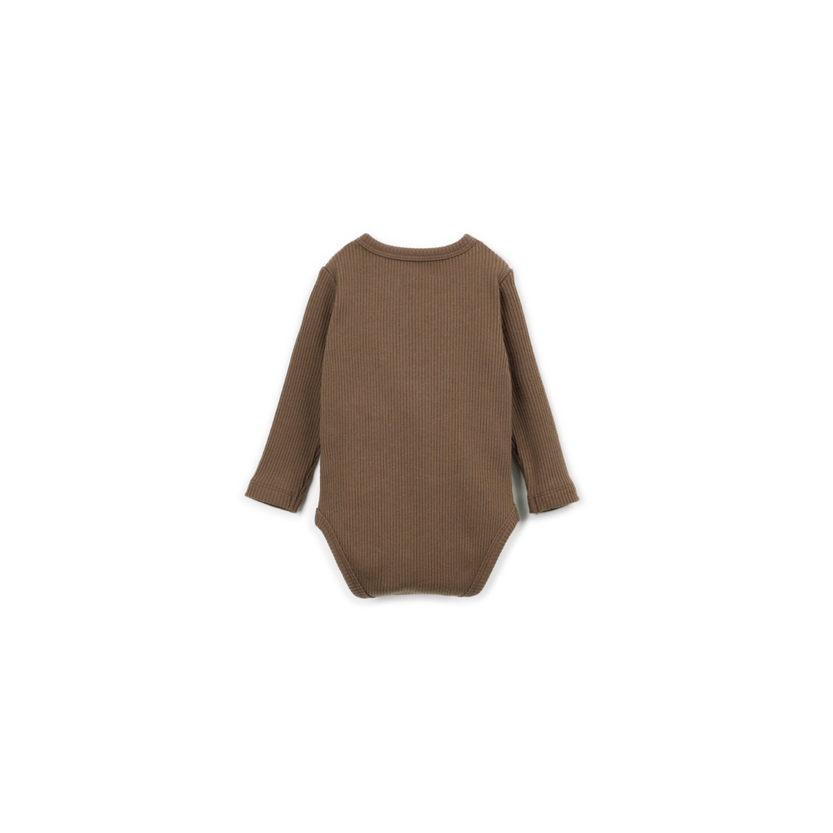 Langarm Rib Body - braun
