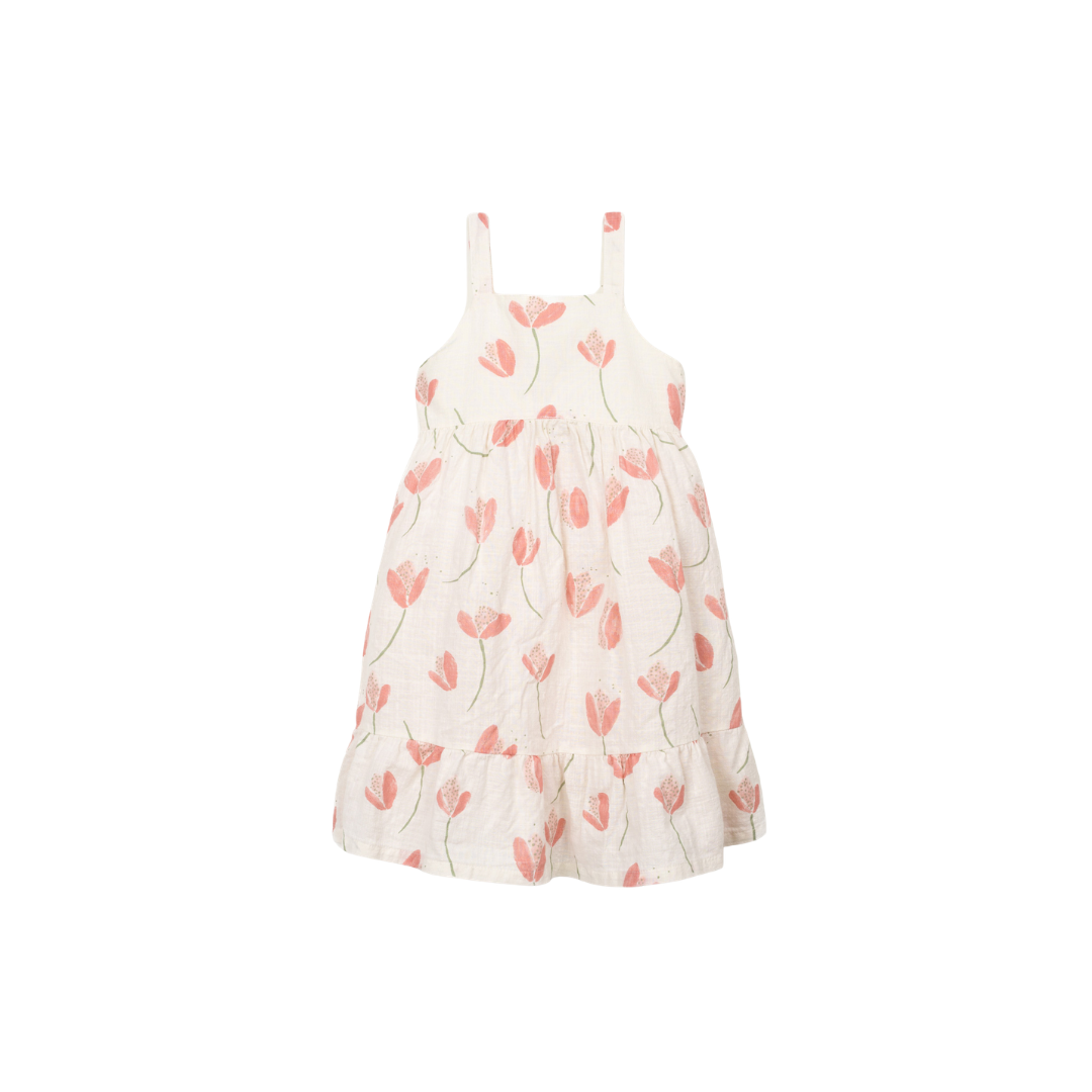 Leinenkleid Tulpen