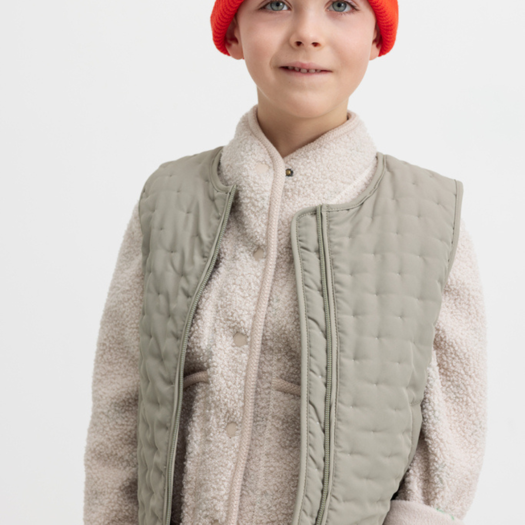 Teddyjacke Olla - Moon Grey