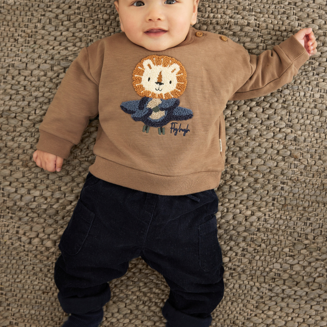 Baby Cordhose - blau
