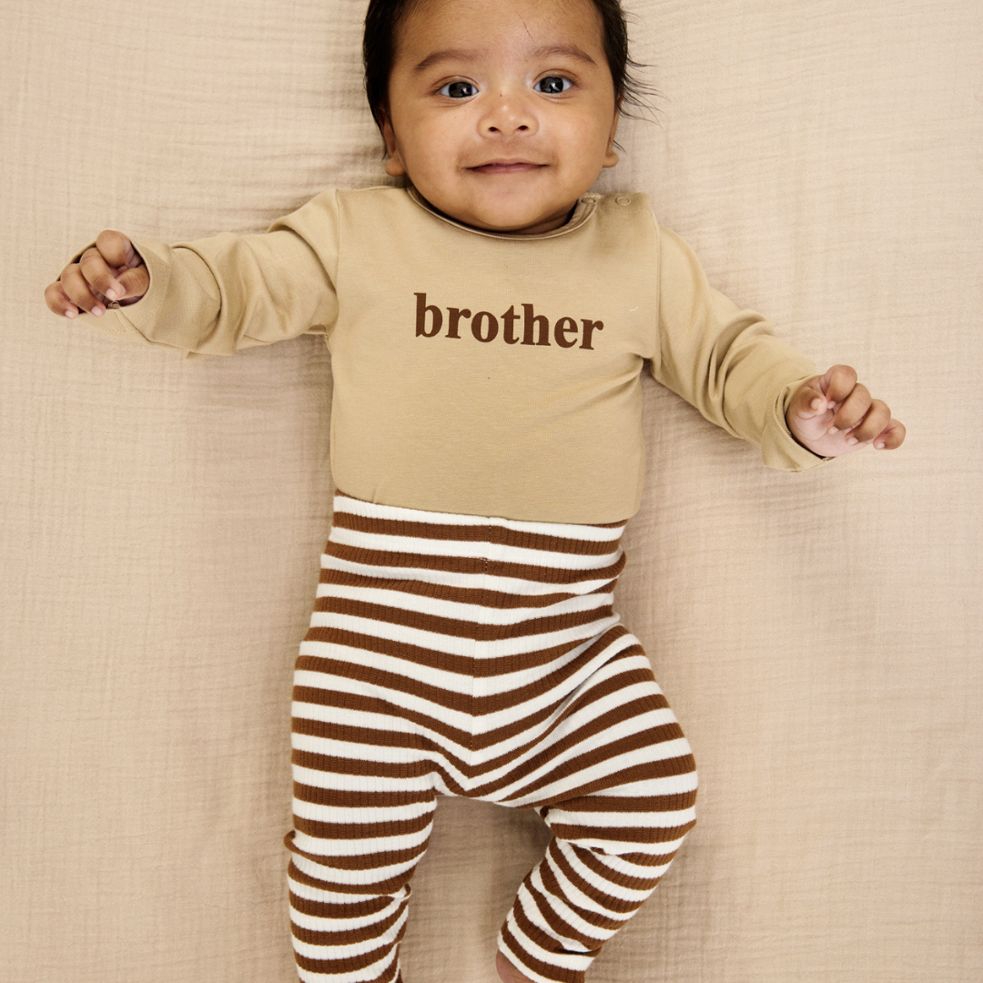 Body langarm Brother - beige