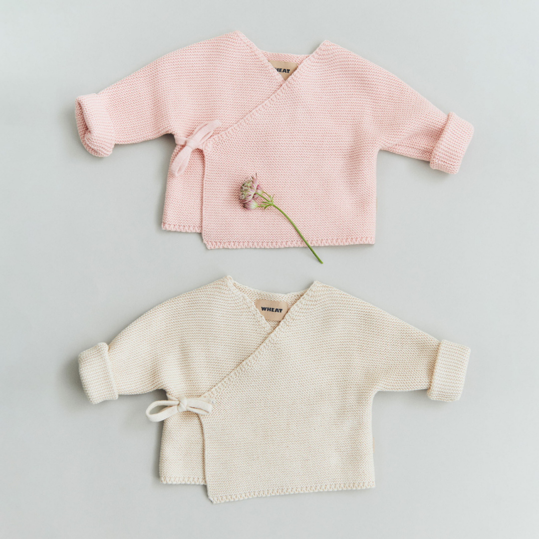 Babystrickjacke Siva - Beige