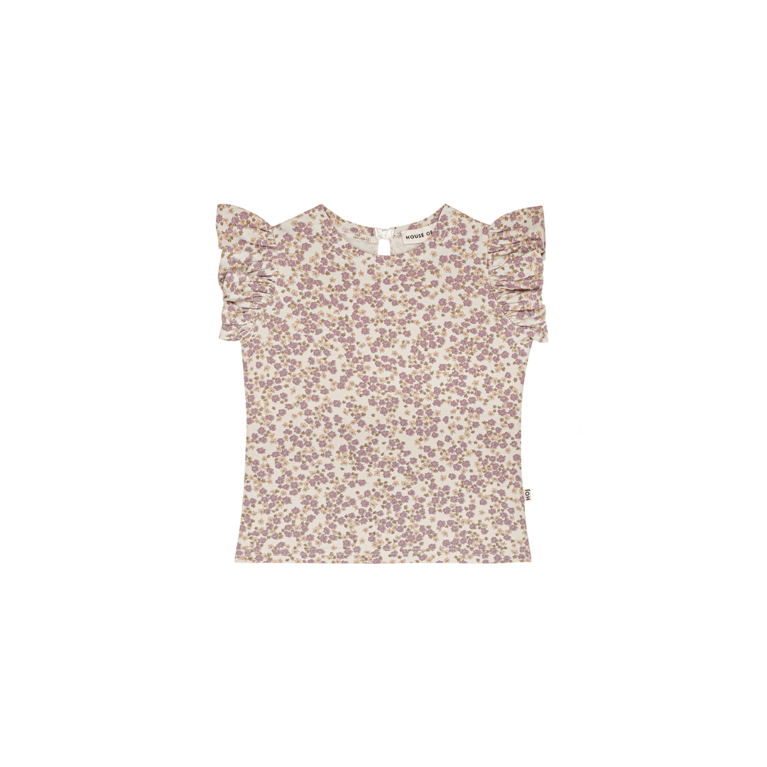 Ruffled Tee - blossom