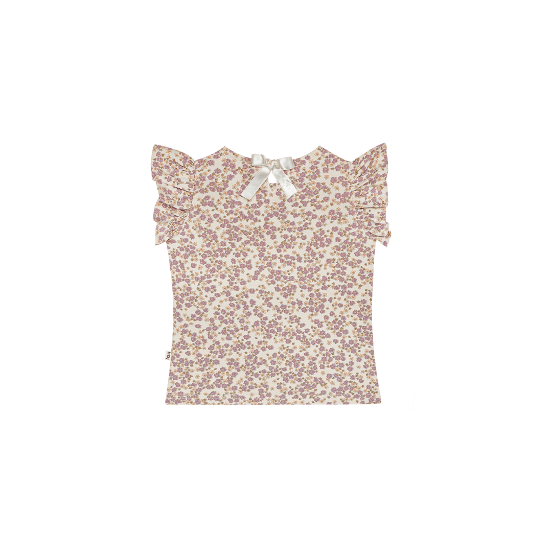 Ruffled Tee - blossom