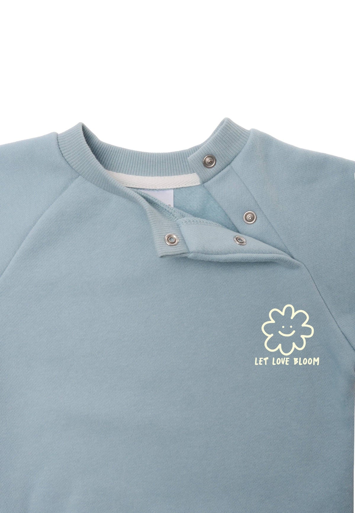 Love Bloom Sweatshirt hellblau Mini and Me Edition