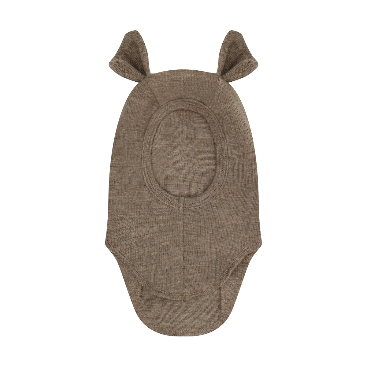 Balaclava mit Ohren Rib - Beige