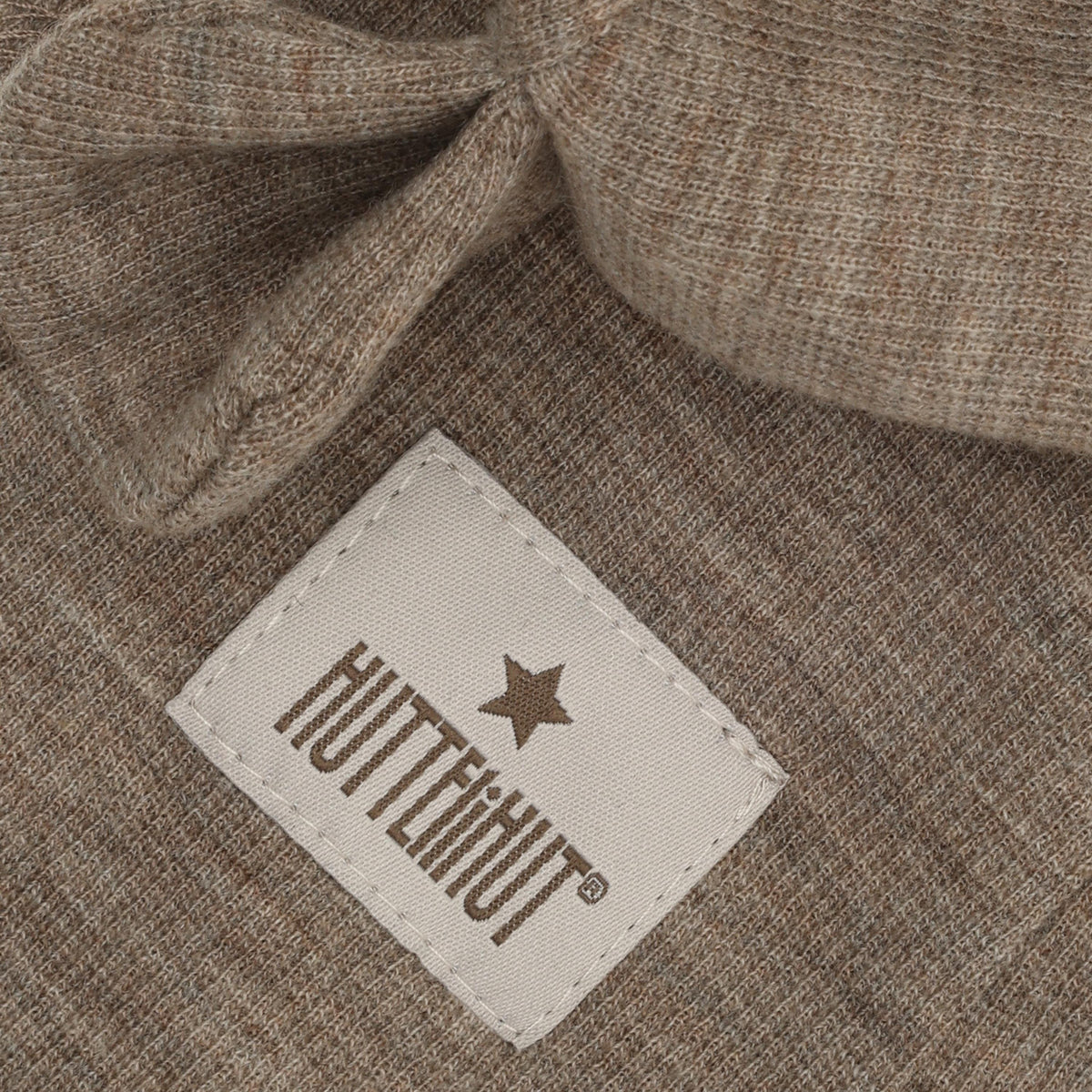 Balaclava mit Ohren Rib - Beige