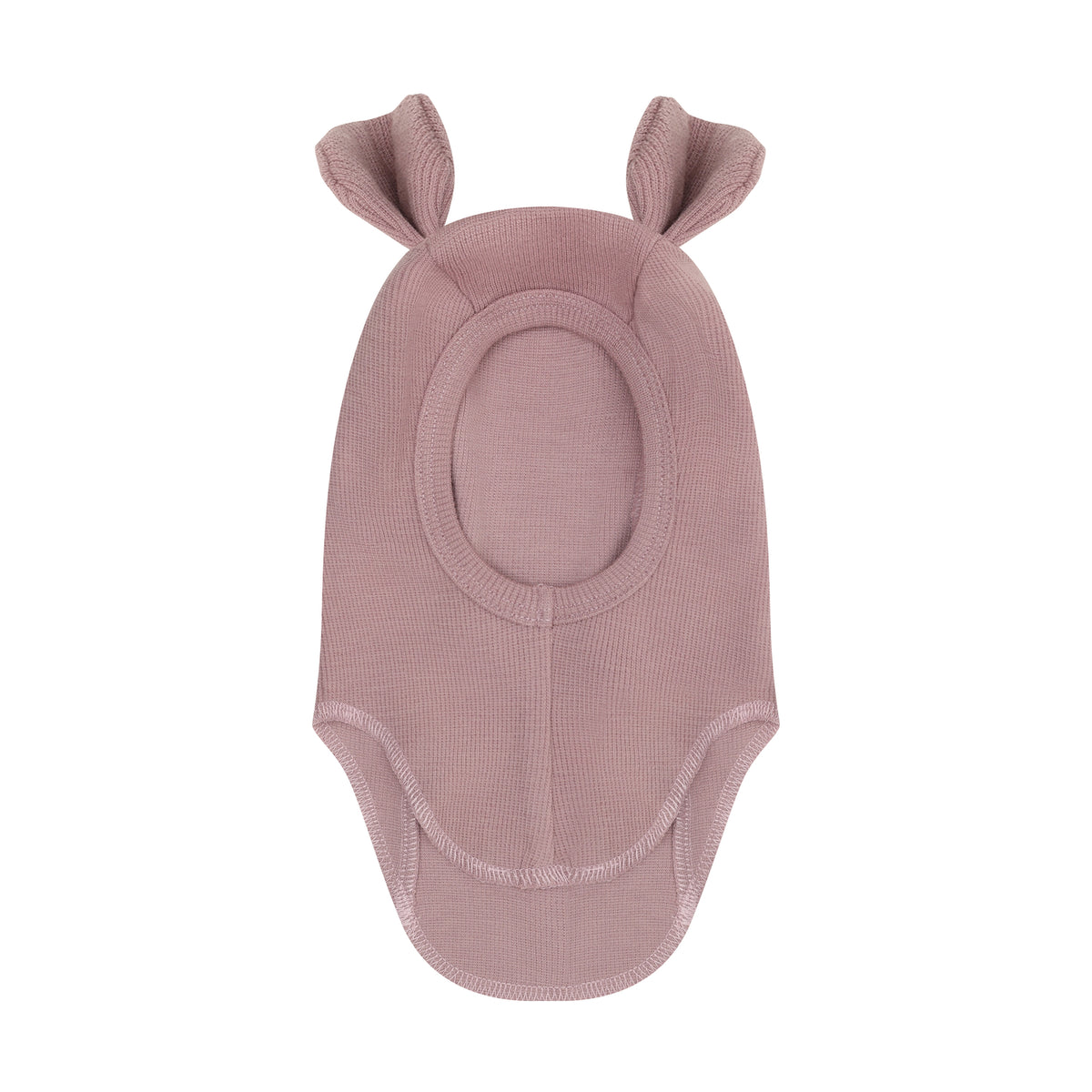 Balaclava mit Ohren Rib - Rose