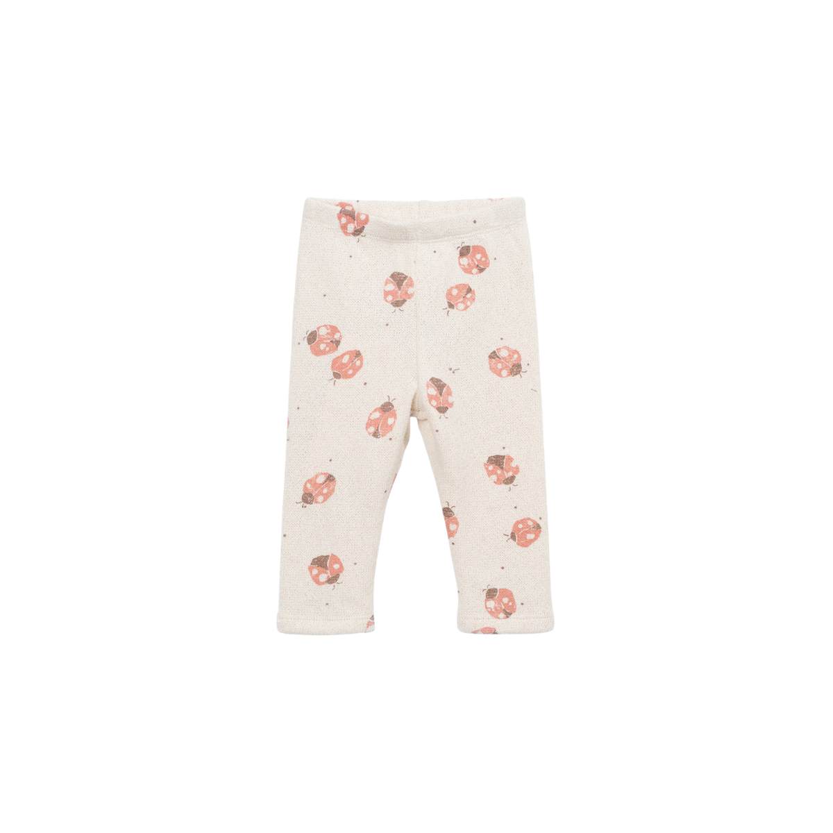 Leggings mit Marienkäfer - beige