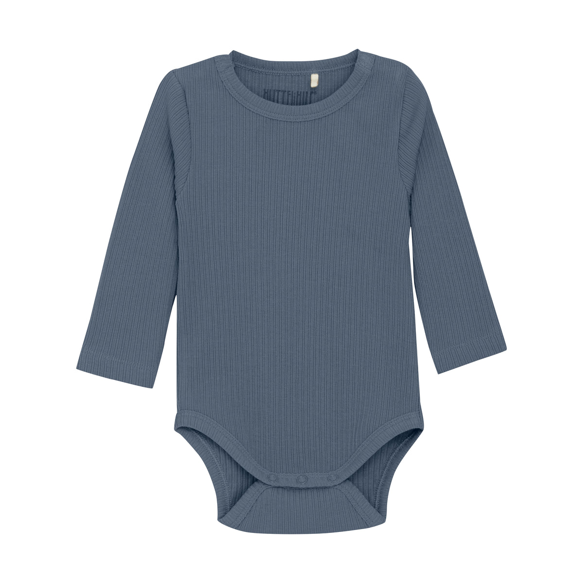 Langarm Rib Body - blau