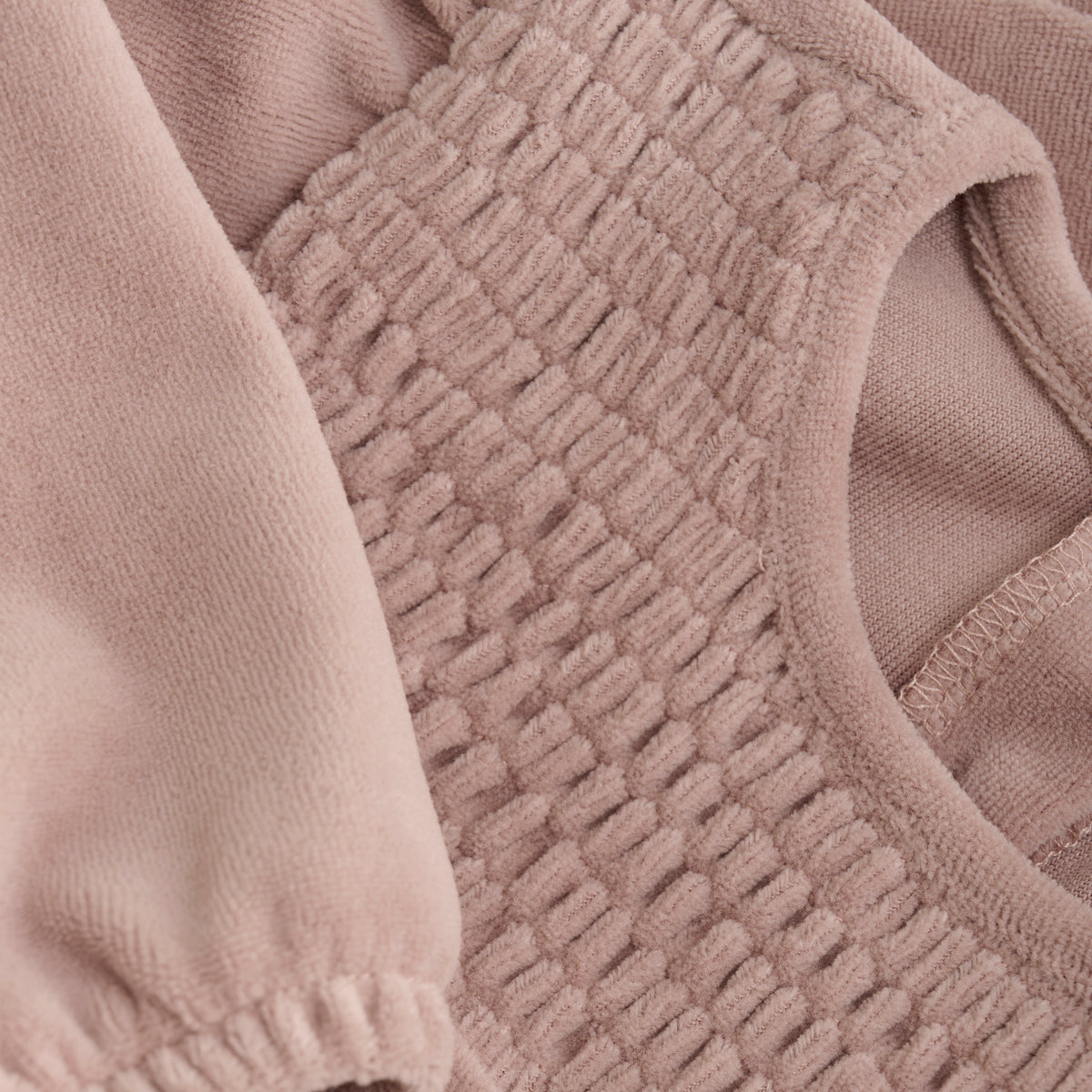 Kleid Velour - rosa
