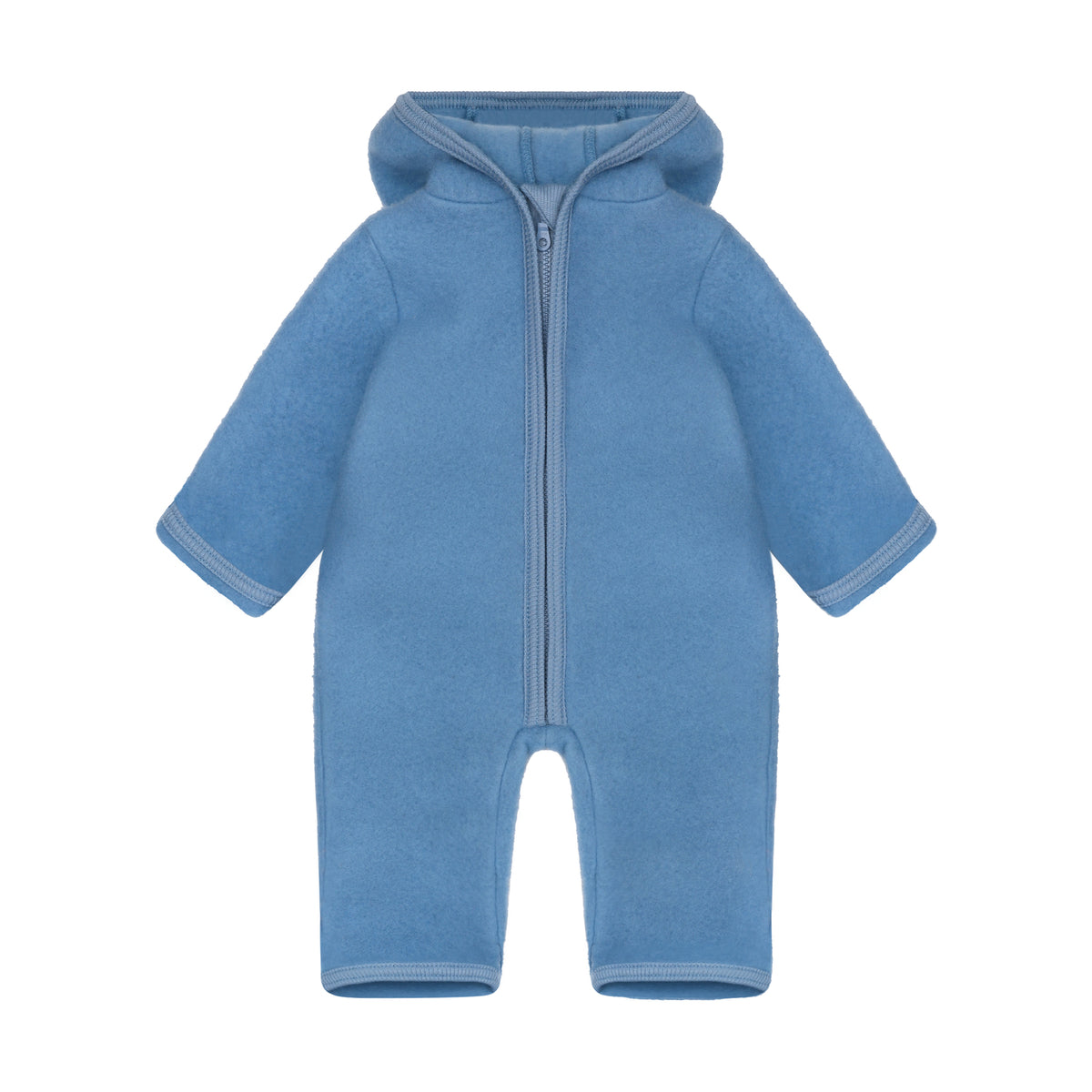 Wollfleece Anzug - Windward Blue