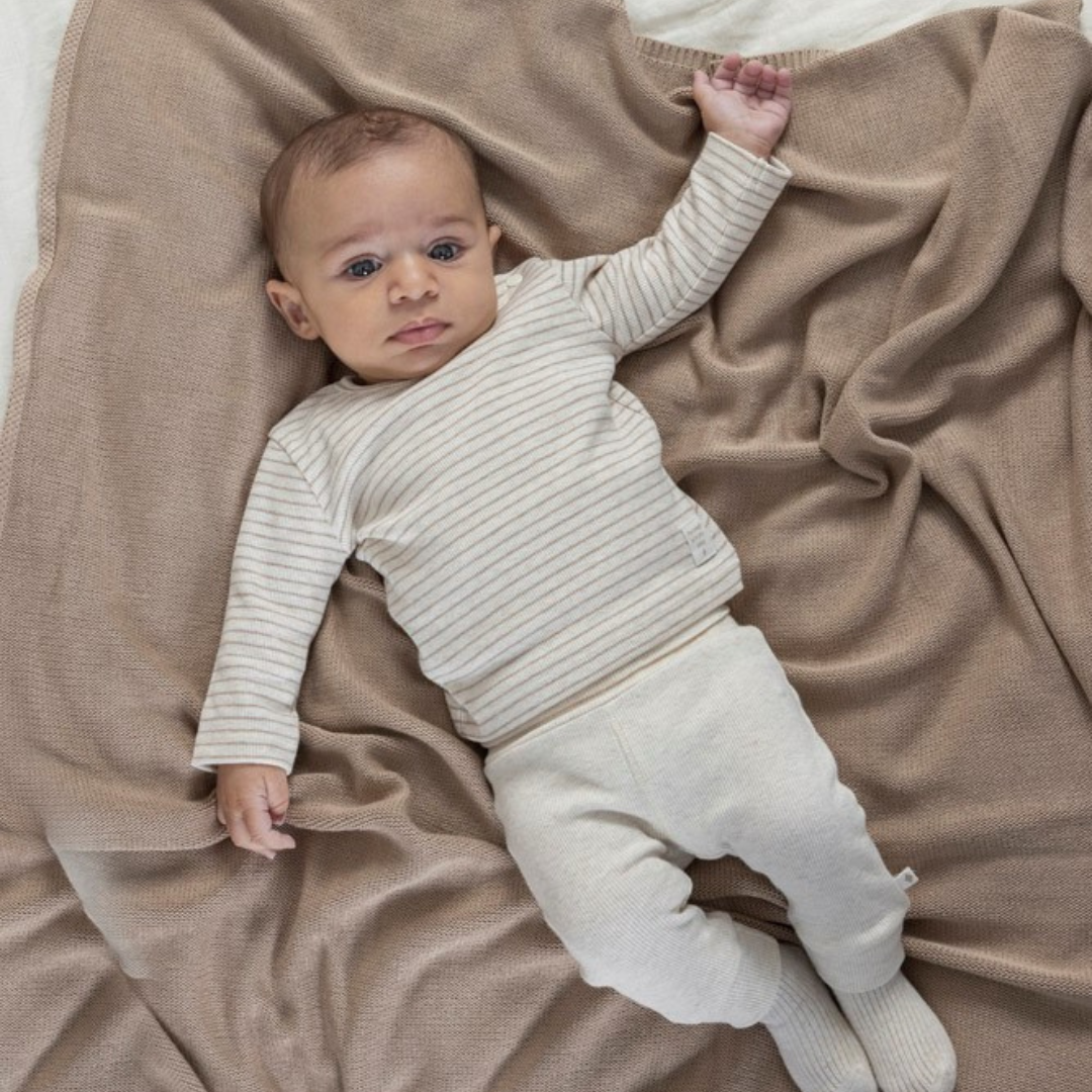 Geripptes Longsleeve Ringel
