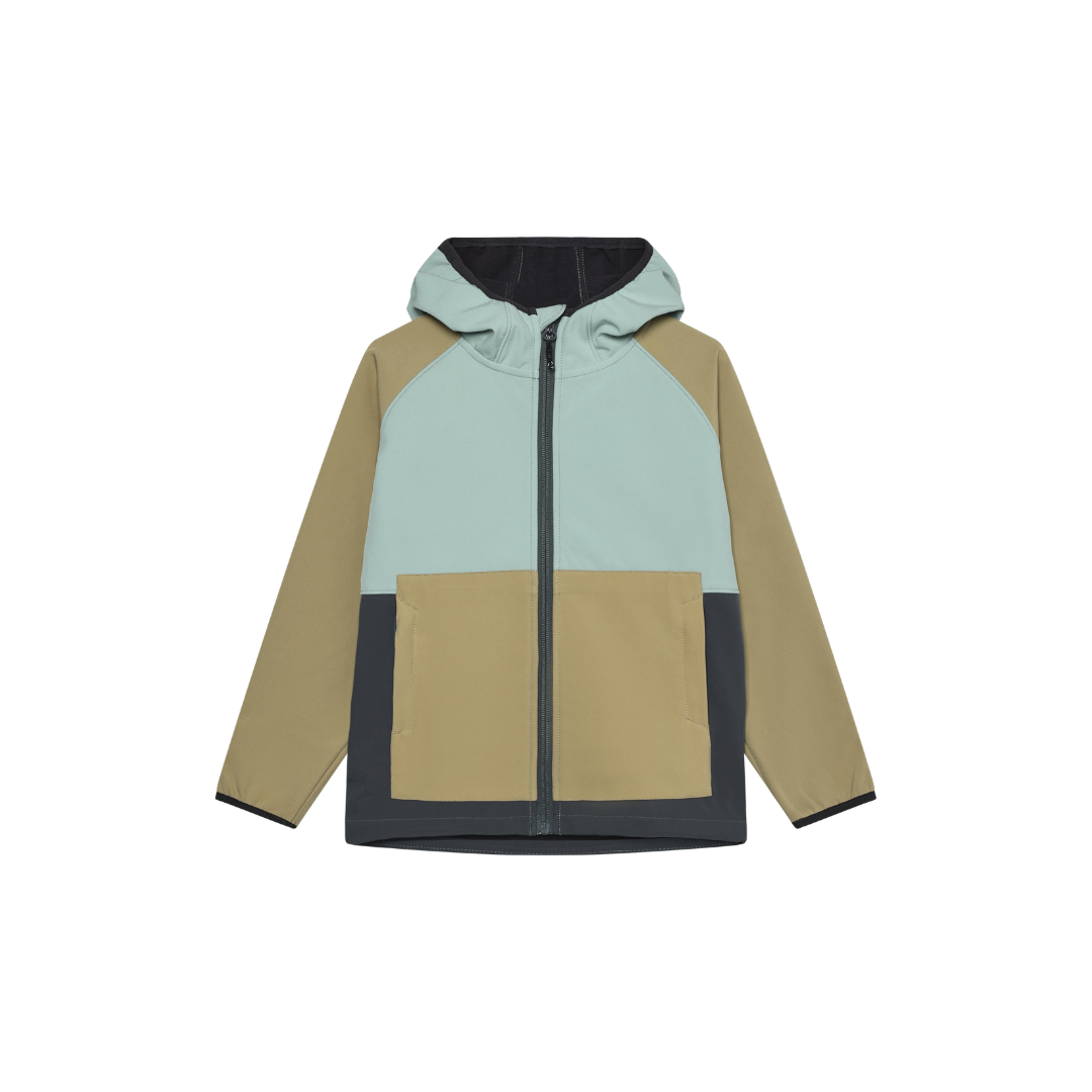 Softsheel Colorblock - Blau