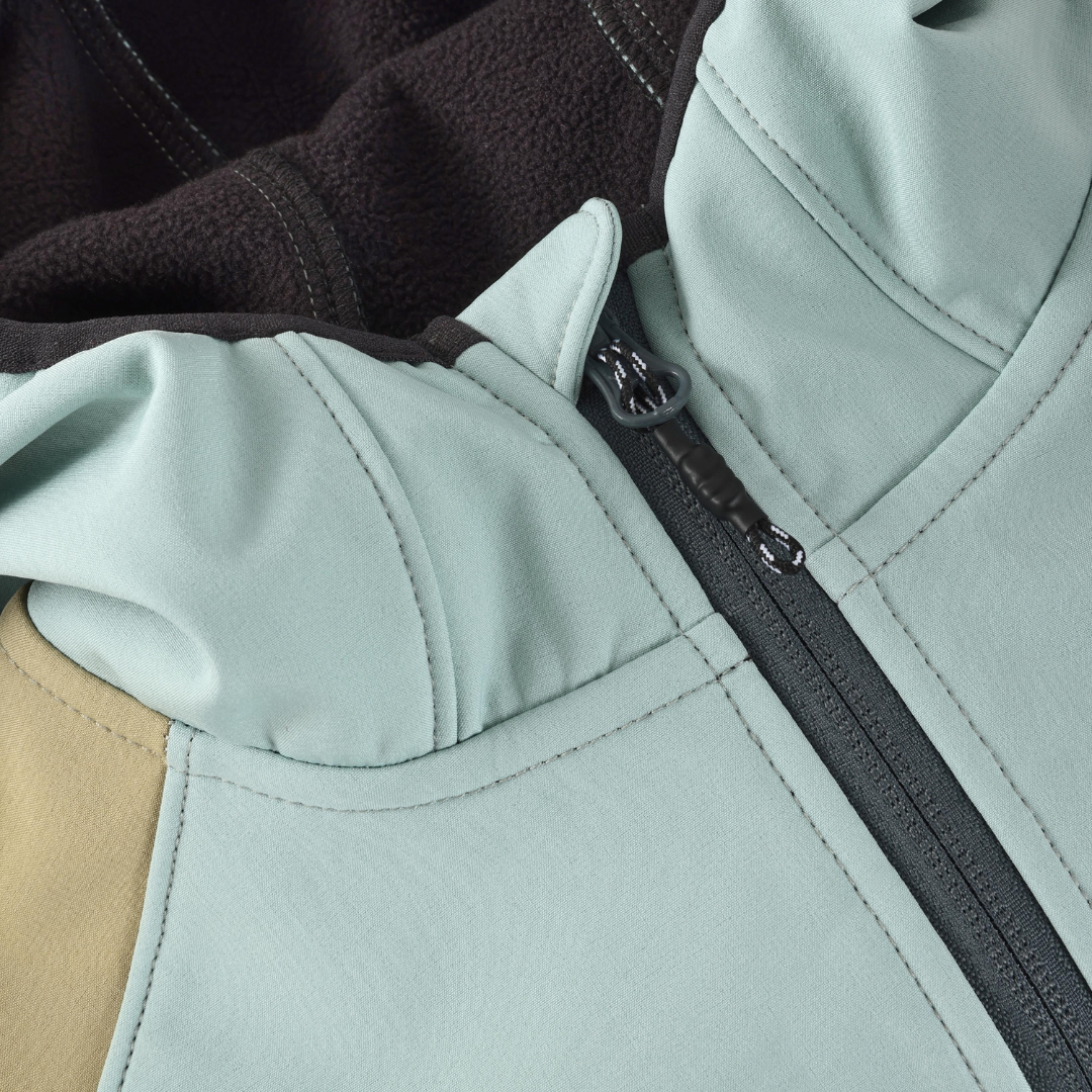 Softsheel Colorblock - Blau