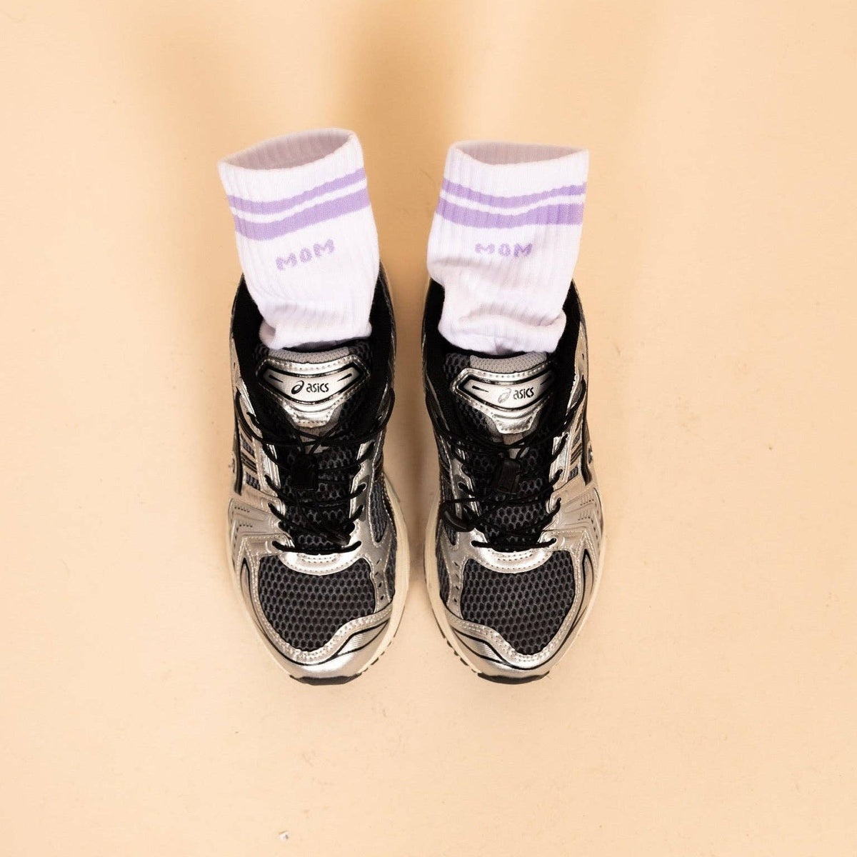 Socken "Mom Flieder"
