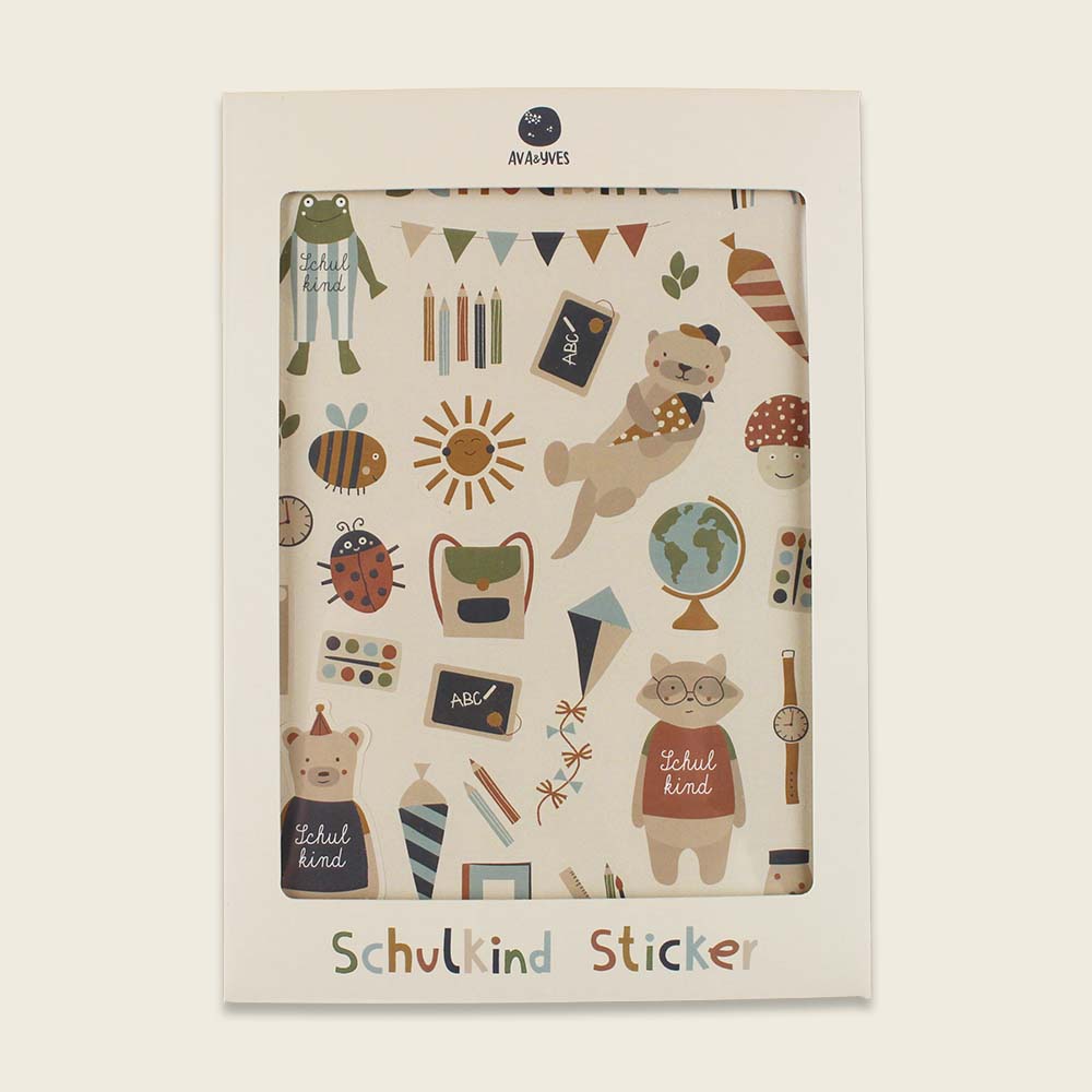 Stickers Einschulung - Nature Kids
