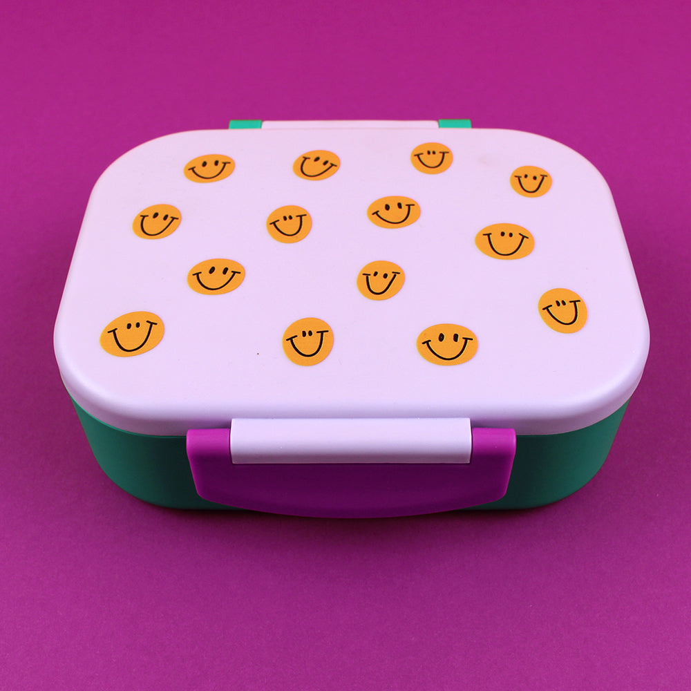 Znünibox Smile - flieder/grün/violett