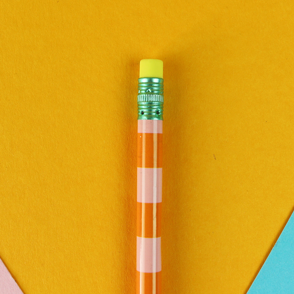 Bleistift Stripes - rosa/orange
