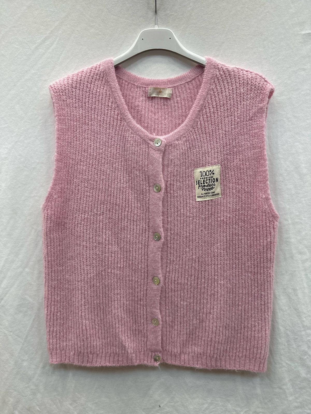 Strickweste - Rosenblatt