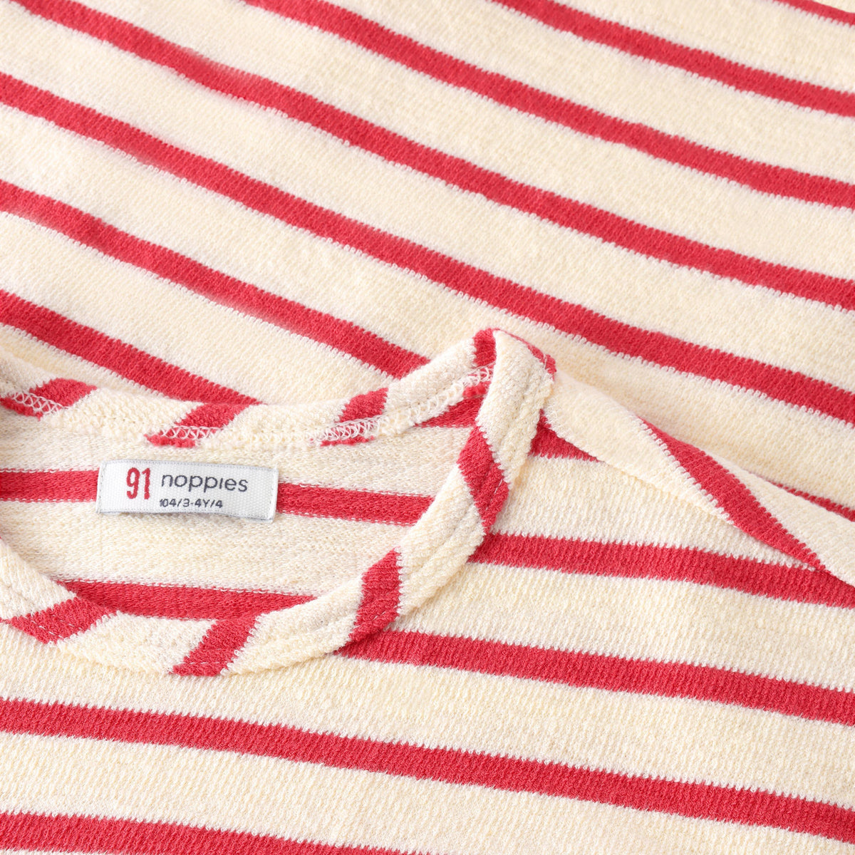 Longsleeve mit Smile - Rot/weiss gestreift