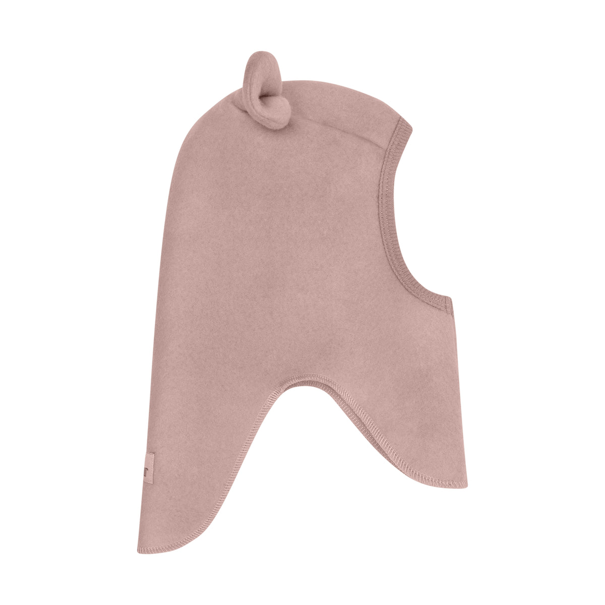Balaclava mit Ohren Wool Fleece - Rose