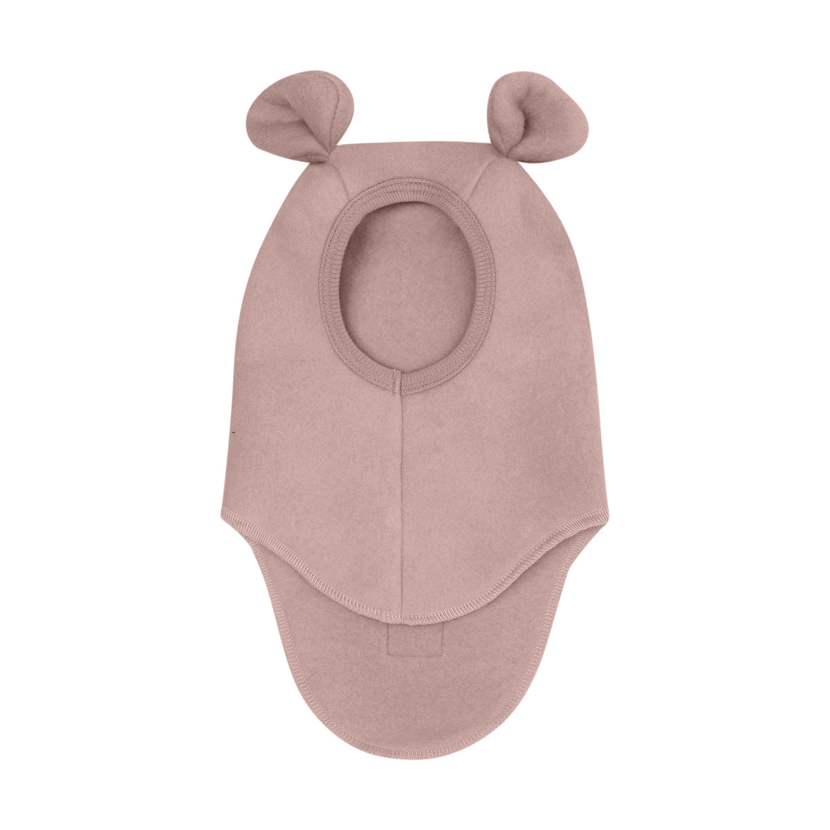 Balaclava mit Ohren Wool Fleece - Rose