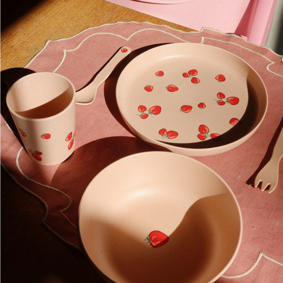Dinner Set - Erdbeeren