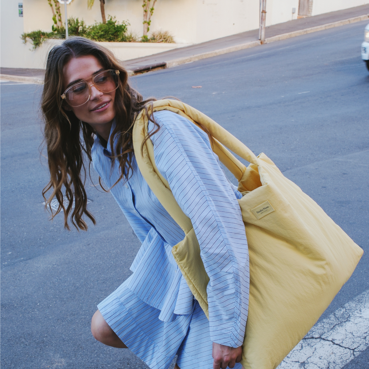 Puffy Mom Bag Butter yellow