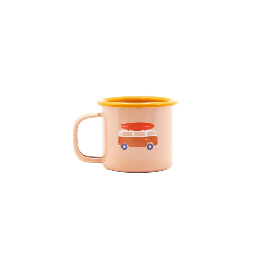 Kleine Emaille Tasse - go camping