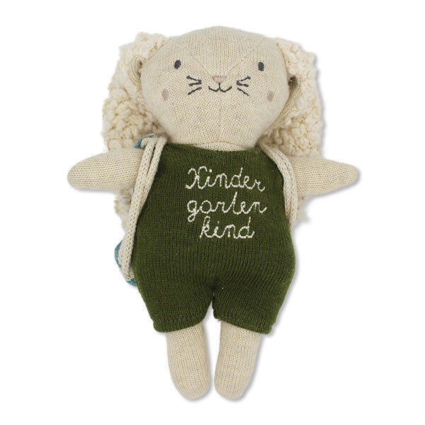 Hase “Kindergartenkind” mit Rucksack - olive
