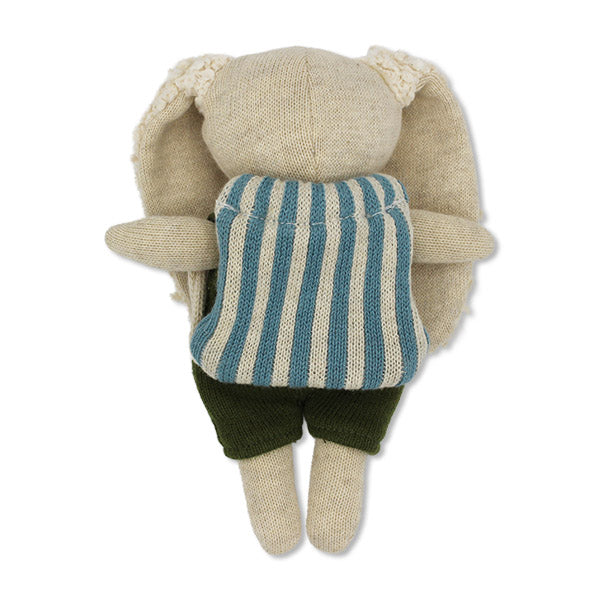 Hase “Kindergartenkind” mit Rucksack - olive